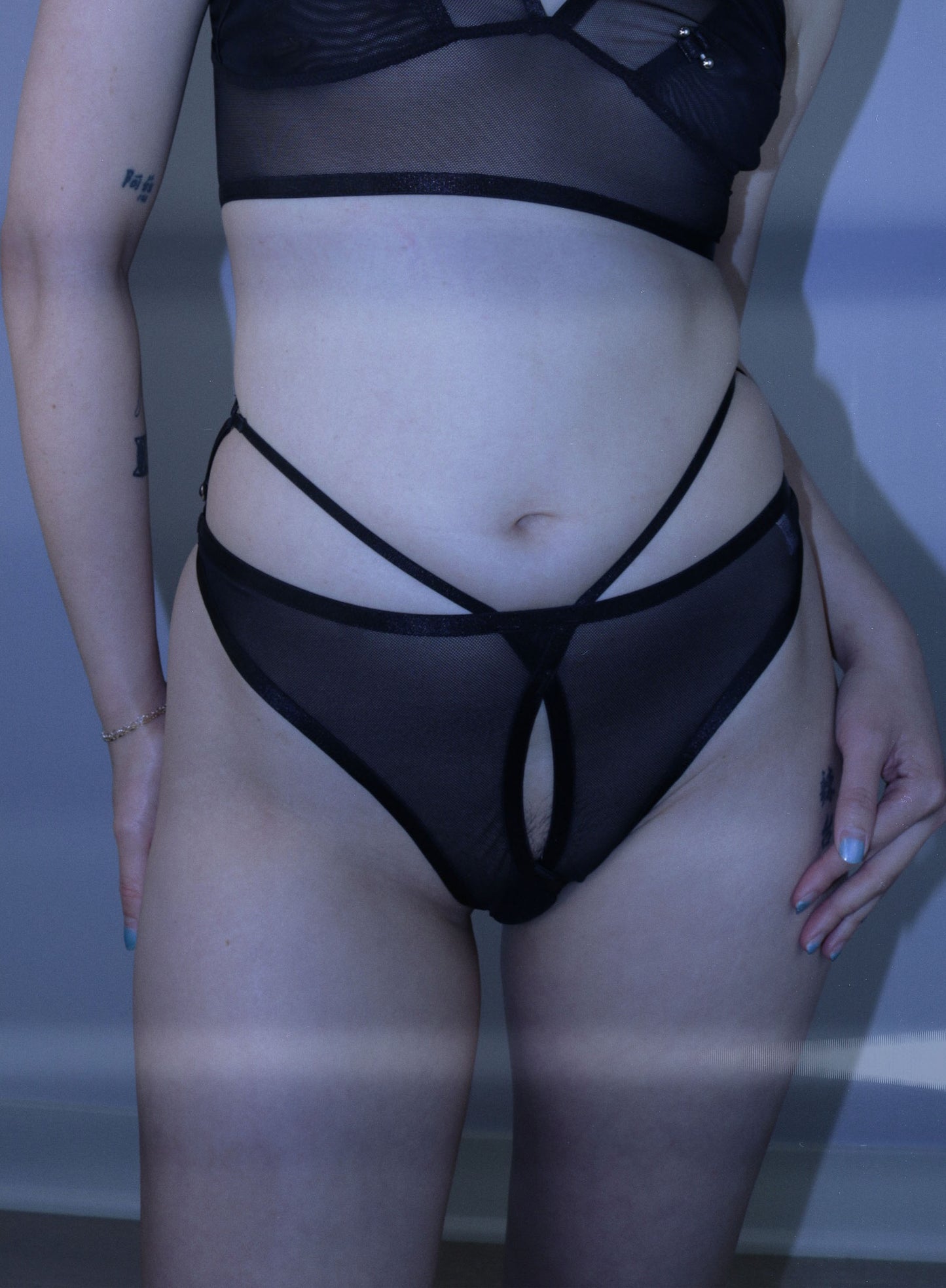 U.R.A Fever Open-back Briefs In Black