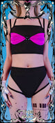 Anata Recycled Mesh High Waist Briefs In Black