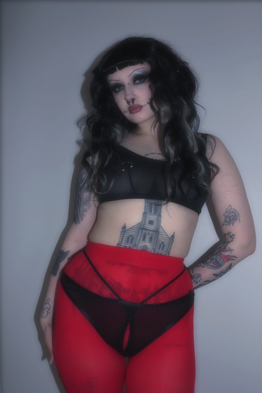 U.R.A Fever Open-back Briefs In Black