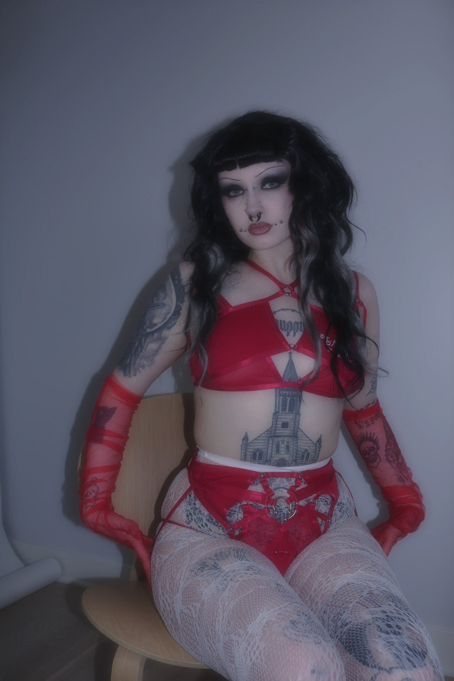 Last Day of Magic Waist Harness In Red