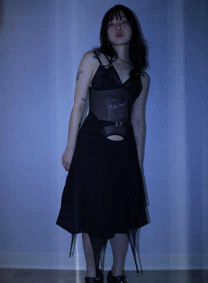 The Last Goodbye Midi Skirt In Black