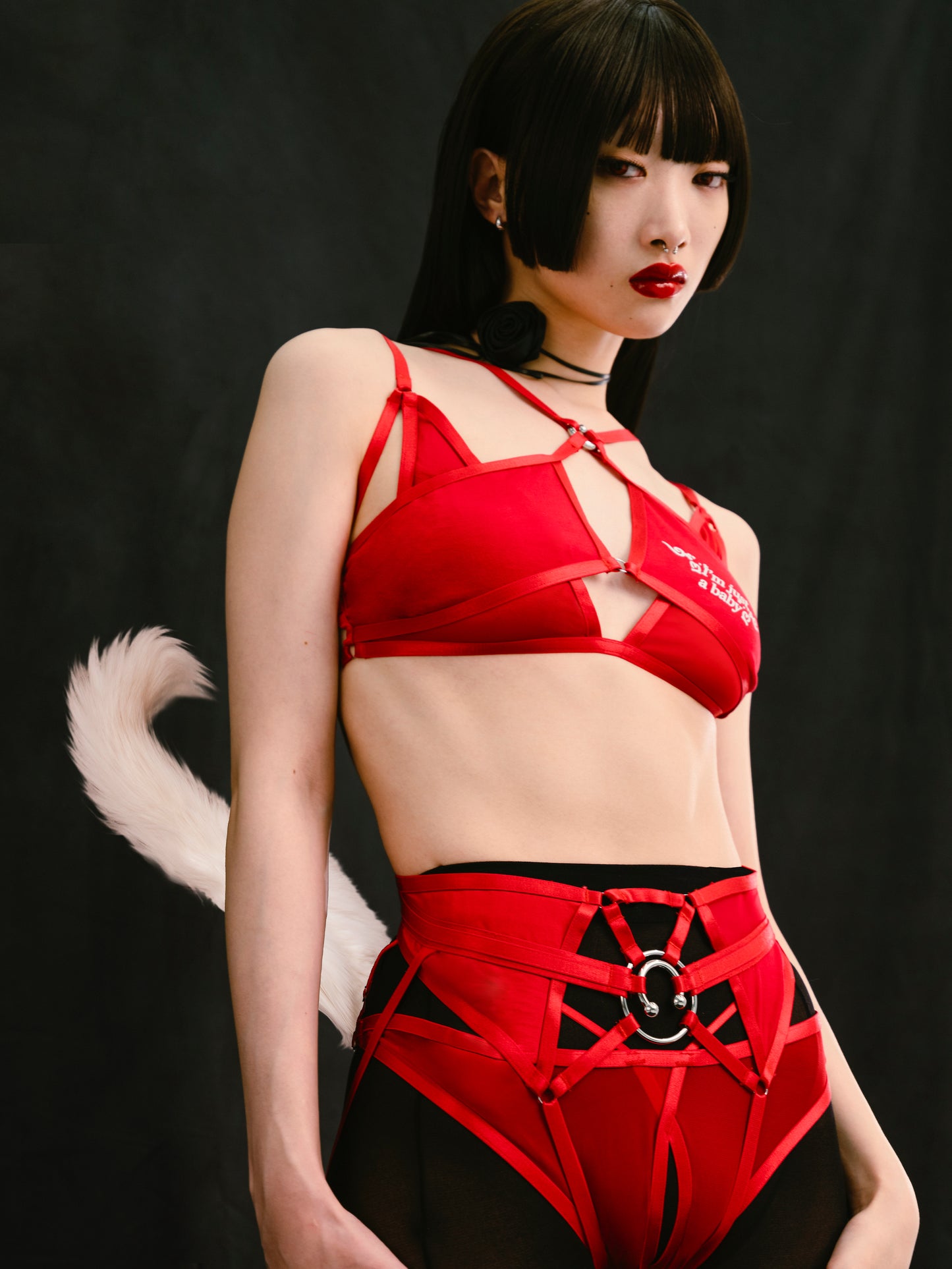 I’m Just A Baby Bralette In Red