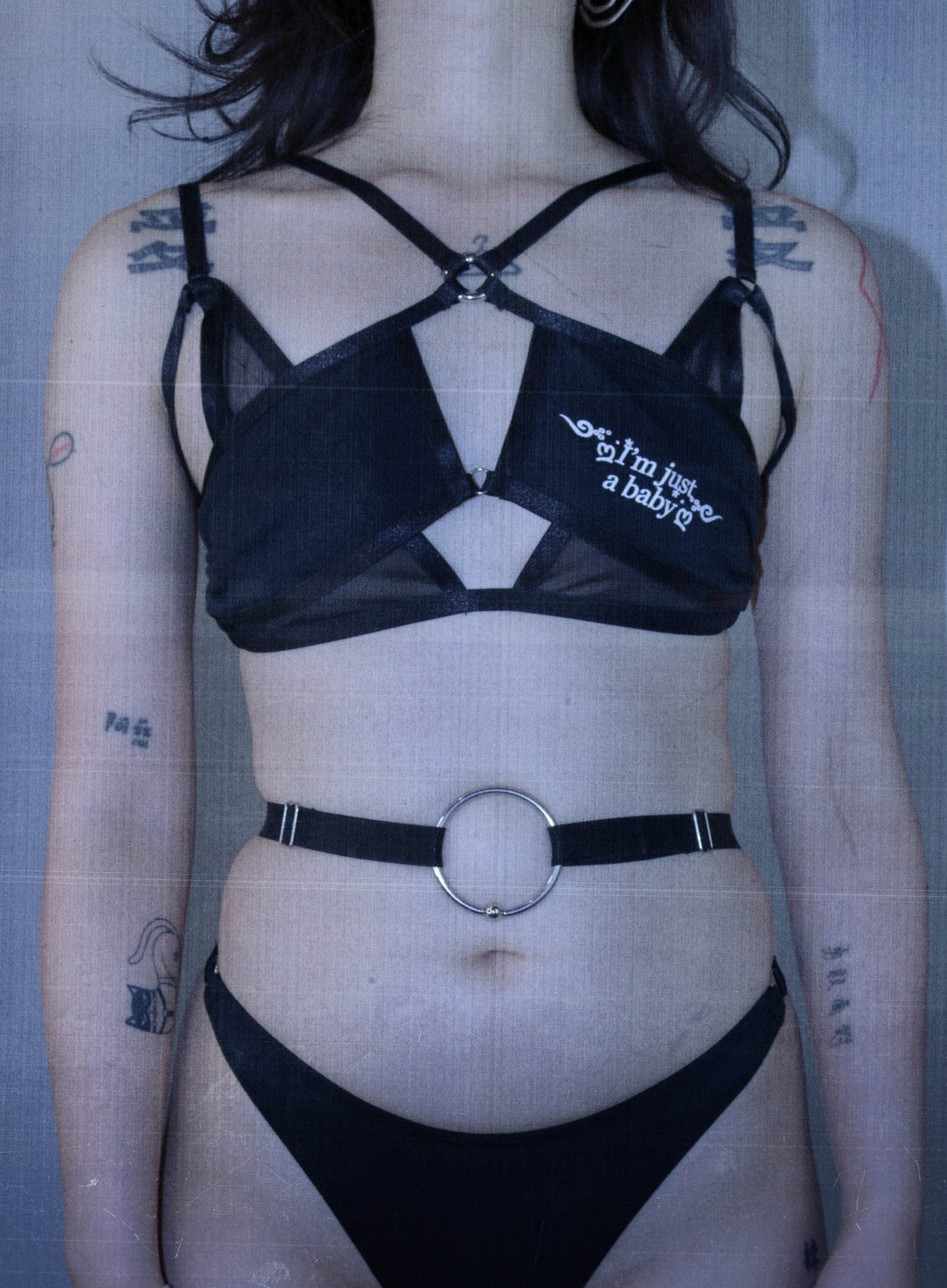 I’m Just A Baby Bralette In Black