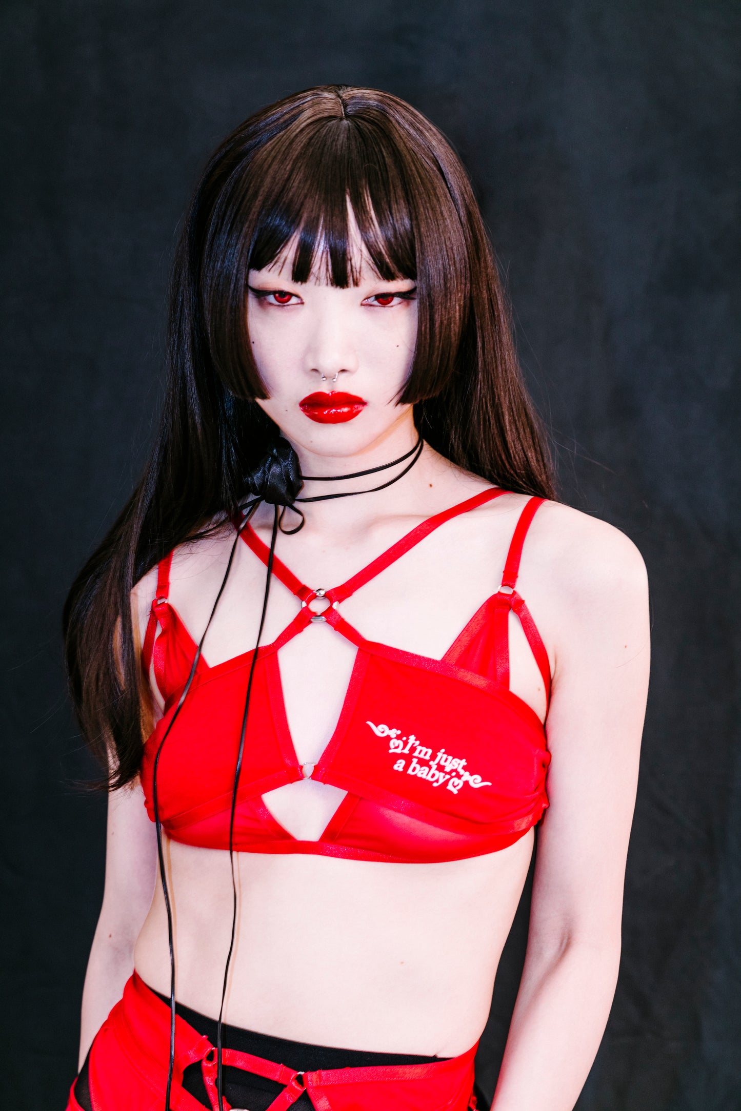 I’m Just A Baby Bralette In Red