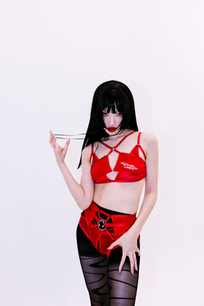 Last Day of Magic Waist Harness In Red