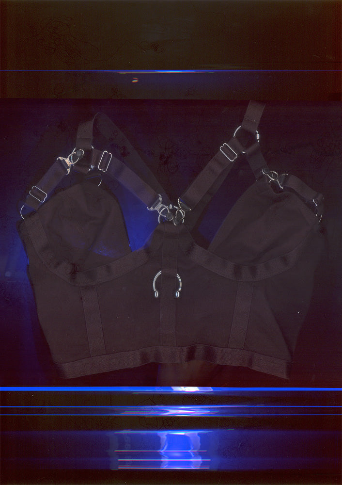 Are You Happy Now Bralette In Black