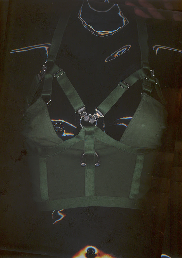 Are You Happy Now Bralette In Green