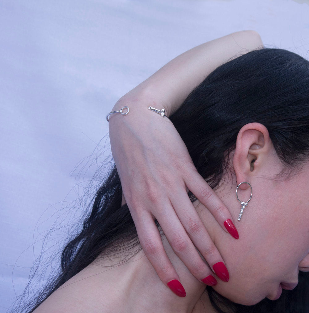 You & Me: Penis and Hole Cuff Bracelet