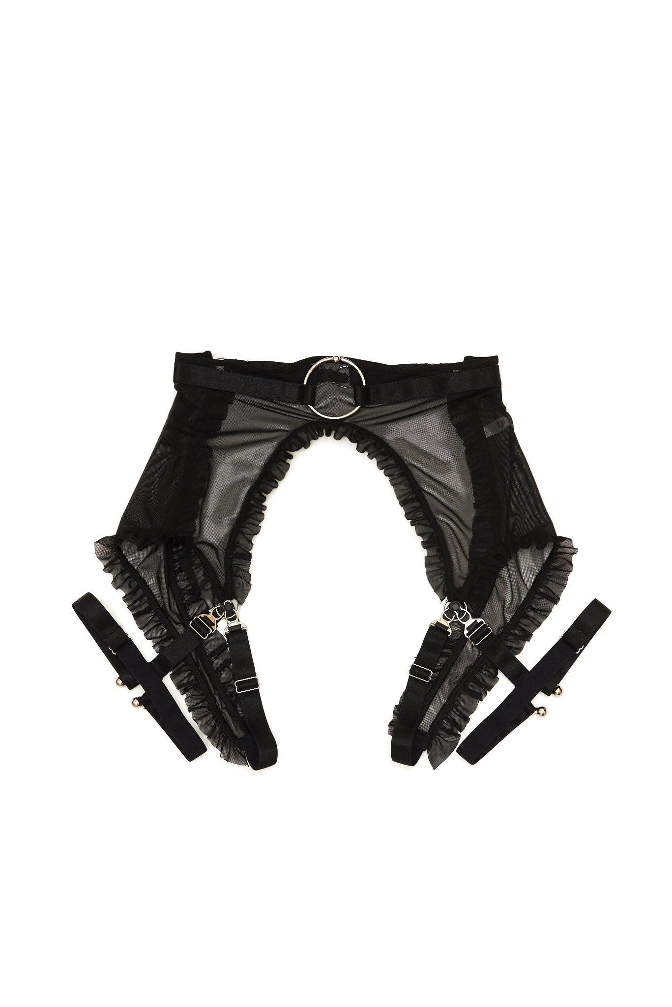 All About Us Garter Belt In Black
