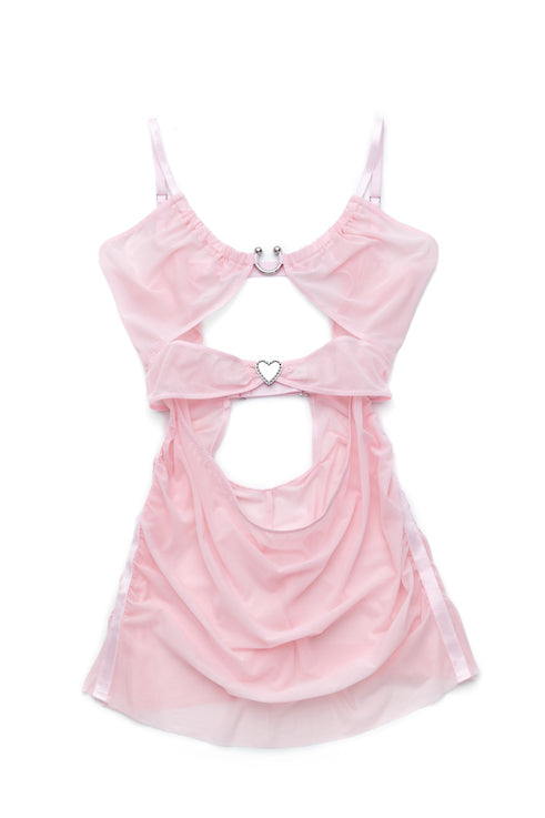 Baby Love Slip Dress In Pink