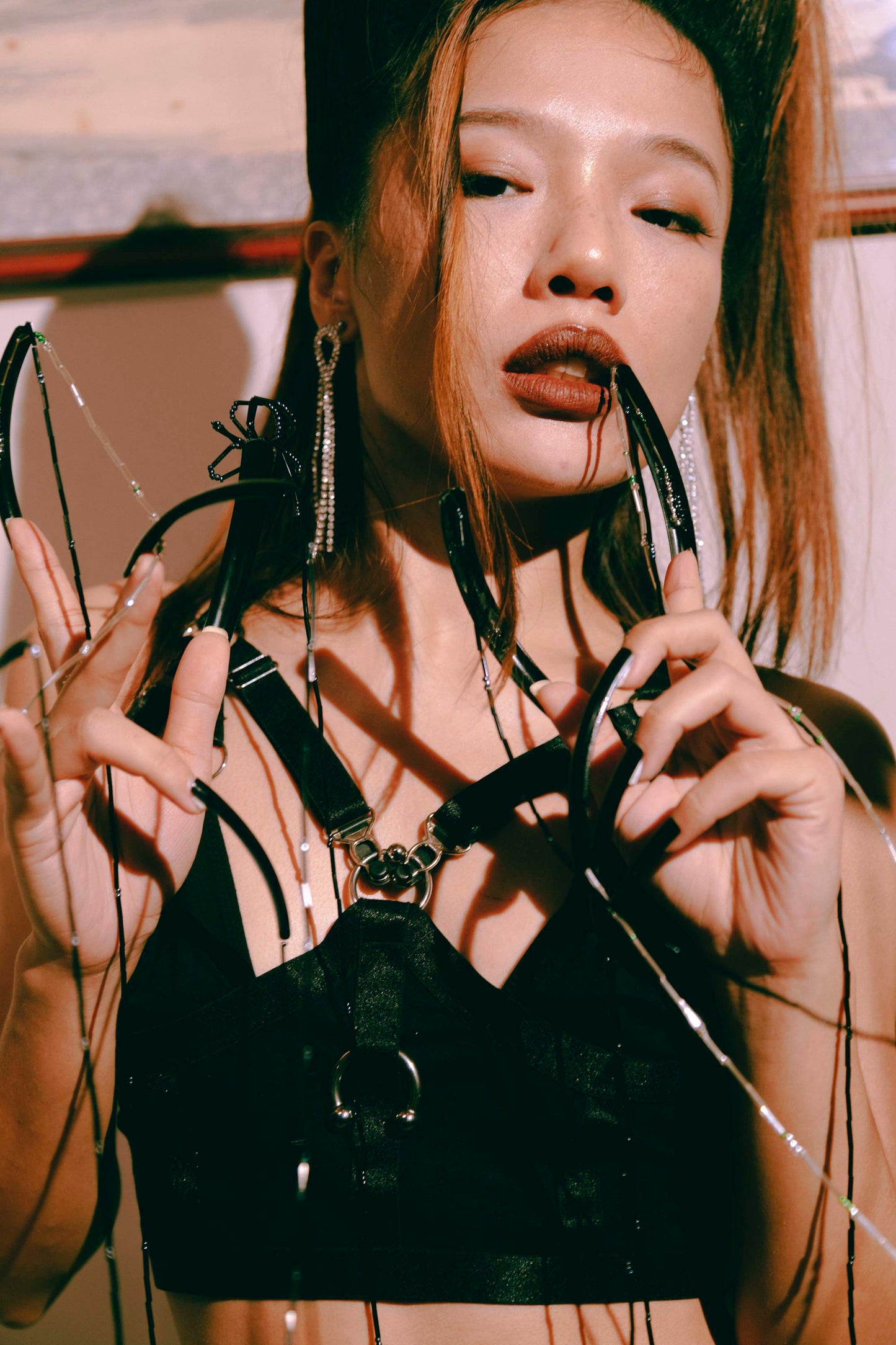 Are You Happy Now Bralette In Black