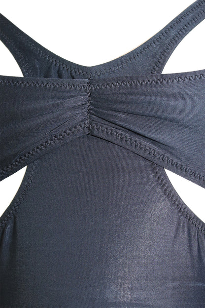 Automatic Cupro® Vegan Silk Cutout Bralette In Black