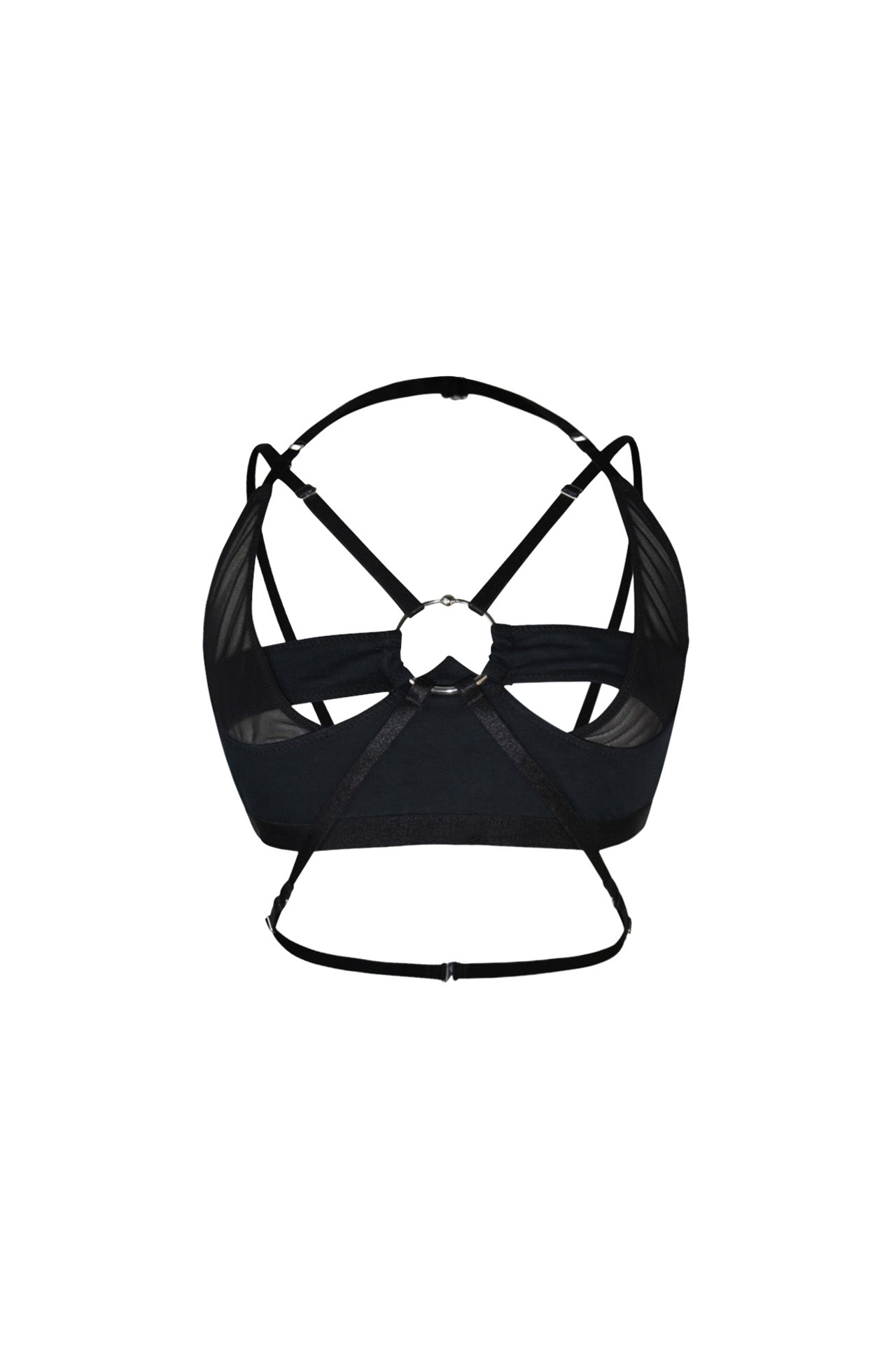 VCR Straps Bralette In Black