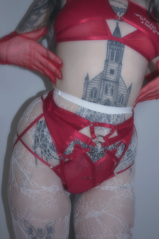 Last Day of Magic Waist Harness In Red