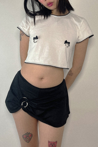 2 Become 1 Organic Cotton Mini Skort