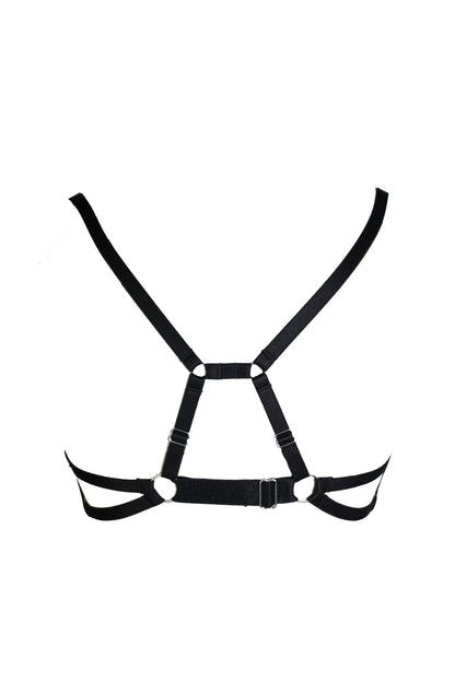 One Last Kiss Butterfly Bralette In Black