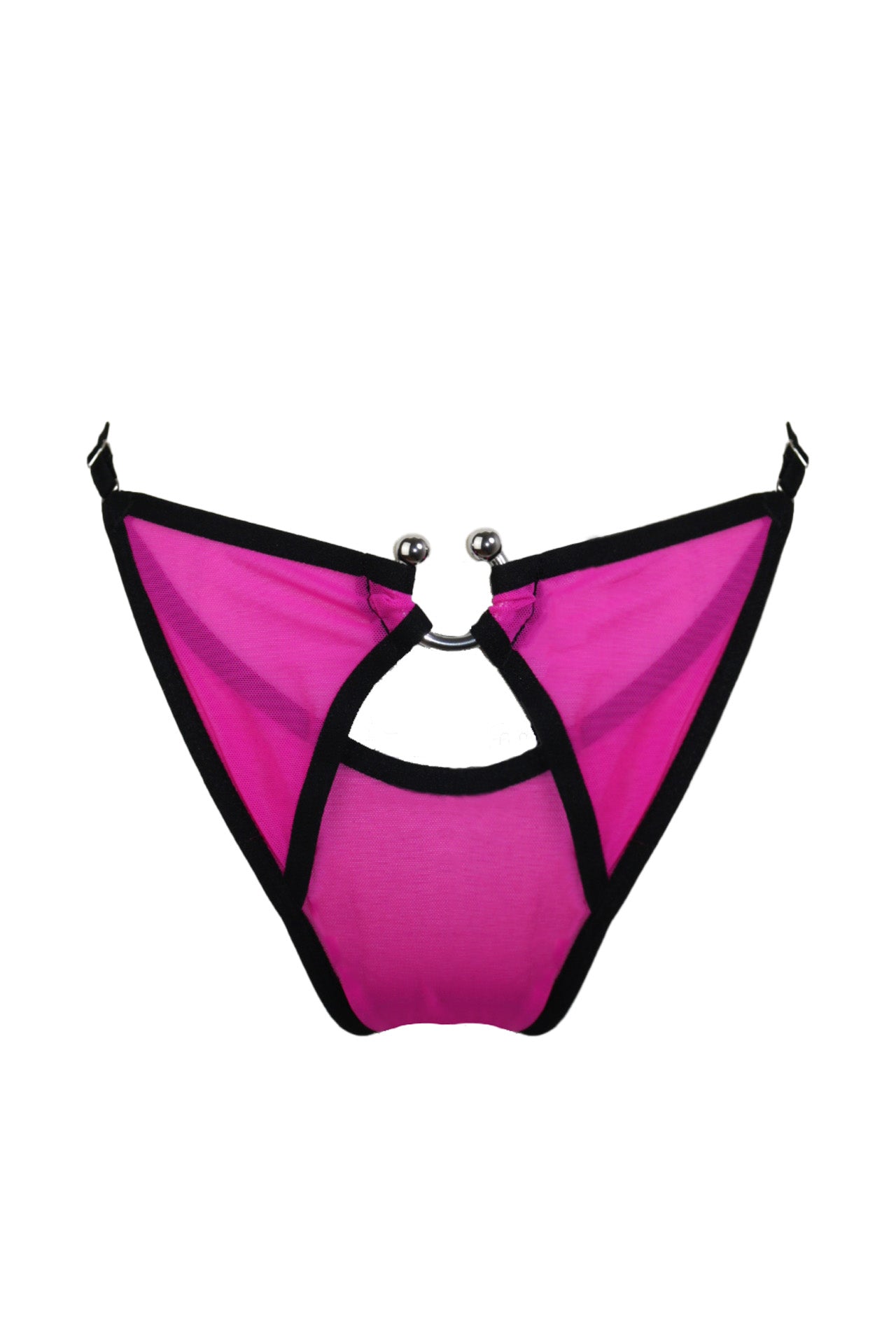 This Is Love Layered Cutout Briefs In Fuchsia