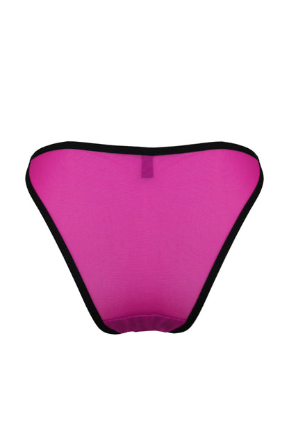 This Is Love Layered Cutout Briefs In Fuchsia
