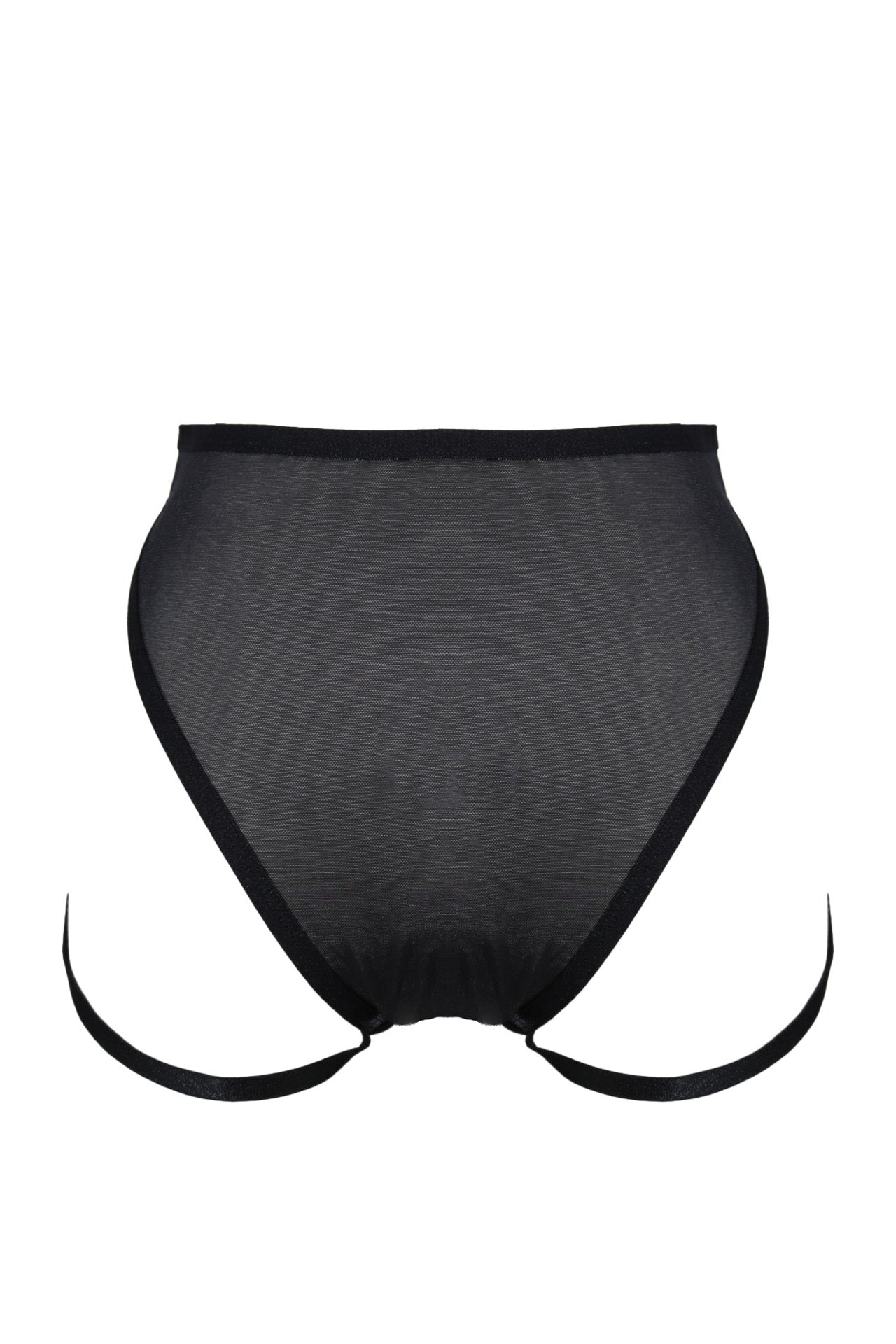 Anata Recycled Mesh High Waist Briefs In Black