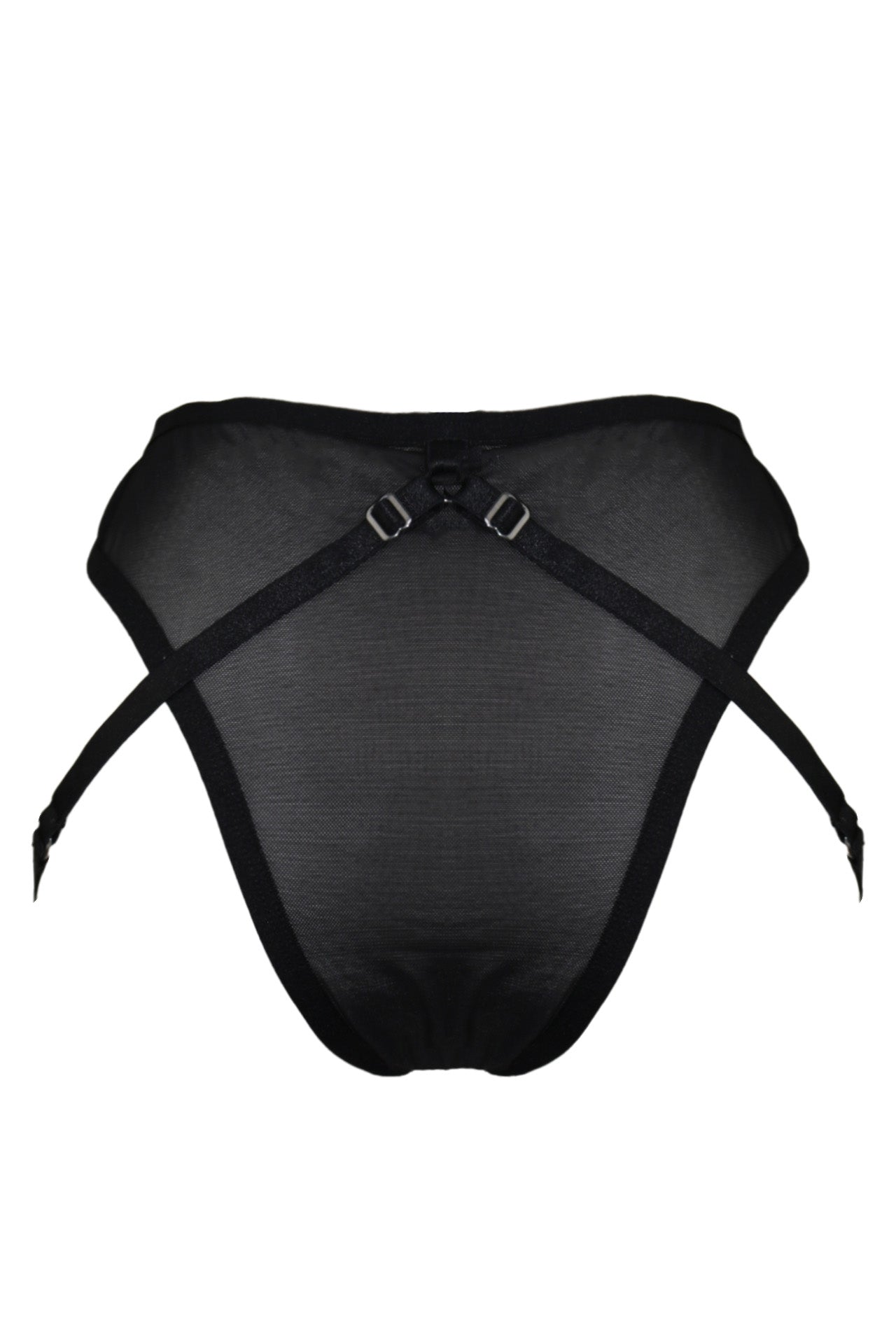 Anata Recycled Mesh High Waist Briefs In Black